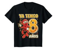 Cumpleaños Ya Tengo 8 Años Ninja Artes Marciales Niño Camiseta