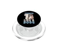 Cumplido 1 año como un Jefe 1er cumpleaños Perezoso niño niña niños PopSockets PopGrip para MagSafe