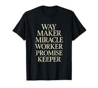 Cumplidor de promesas de Way Maker Miracle Worker Camiseta
