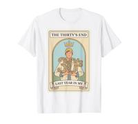 Cumplir Cuarenta años el año Pasado en la celebración del hito de mis Treinta Camiseta gráfica económica, Hombre, Blanco, L
