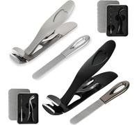 Cumuul Clipmaster Pro, Libiyi Clipmaster Pro, cortaúñas ergonómico con cabezal en ángulo for personas mayores, nuevo cortaúñas alemán mejorado 2024(2set)