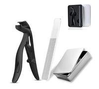 Cumuul Clipmaster Pro, Shirem Nail Clipper,Angled Head Nail Clippers for Thick Nails, Ergonomic Angled Head Senior Toenail Clipper, Angled Bent Head Super Sharp Wide Jaw Opening for Hard/Thick