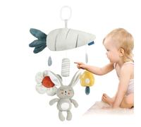 Cun Musical Mobile, cuna móvil con música - Soft Musical Baby Mobiles para Mobanet | Juguete de, decoración de guardería, campana de campanilla de viento de animales, accesorio de cama para cochecito