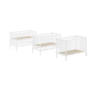 Cuna 60x120 y cambiador vipack meryl blanco