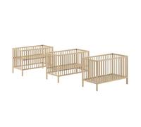 Cuna 60x120 y cambiador vipack meryl madera