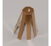 Cuña adaptador de latón para ejes de golf de 0 335 a 0 350 y 0 355 a 0 370 tamaños con paredes laterales plegables y contornos redondeados para un ajuste seguro y una adherencia epoxi óptima (8 garras
