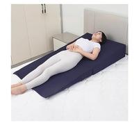 cuña antireflujo adulto Extra ancho/largo Almohada de cuña para dormir, Anciano/Adulto/Embarazada Espuma de memoria plegable Almohada de cuña para cama para poscirugía, GRED y reflujo ácido ( Color :