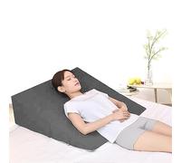 cuña antireflujo adulto Extragrande y ancho almohada de cuña, Adultos/Ancianos Espuma de memoria Almohada de cuña de cama para Dormir/ Reflujo Ácido/ GRED, Plegable Almohada triangular elevada ( Color