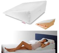 Cuña antirreflujo 2 en 1 con Espuma viscoelástica, espesor ajustable 18 o 24 cm, Almohadas de cuña para cama 70 x 70 x 24/18 cm