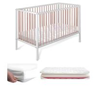 Cuna Bebe Madera, Colchón Helios y Protector Colchón | Laponia CoolDreams