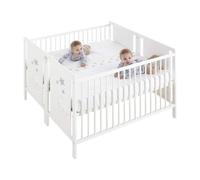 Cuna de bebé Indi evolutiva en gemelar. Desde el Nacimiento de Tus Gemelos hasta Que tengan 3 años. Incluye Dos Unidades Completas CoolDreams