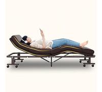 Cuna de camping plegable ajustable para adultos, cama de invitados resistente con almohada ajustable, perfecta para viajes, siesta de oficina en casa y uso al aire libre