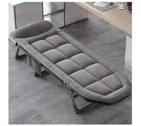 Cuna de camping plegable portátil para adultos, cama ligera y cómoda para dormir, oficina, siesta, tomar el sol, silla portátil para acampar y actividades al aire libre