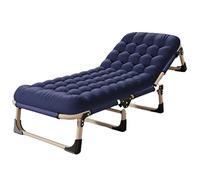 Cuna de camping y silla de descanso para relajación al aire libre, cama plegable ajustable para camping, playa y uso en la oficina