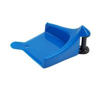 Cuña de enrutamiento de manguera y cable para montaje de neumáticos automotrices para apoyar el despliegue eficiente de la tubería de agua durante el lavado (azul)