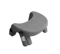 Cuña de lectura de espuma viscoelástica para adultos, cómodo cojín de apoyo para sentarse en la cama o en el suelo, ideal para leer, jugar y escribir, funda de tela resistente, negro, dimensiones 58 x