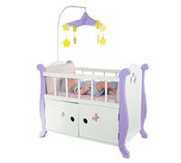 Cuna de muñecas con Almacenamiento Juguete para Niños Olivias World TD-0206A
