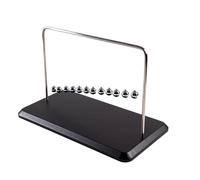 Cuna de Newton con 12 bolas - Bolas para el equilibrio del péndulo, gadget para ciencias físicas | Juguete de movimiento cinético para la decoración del escritorio para la sala de estudio 'Home Office