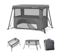 Kinderkraft Cami Cuna de Viaje para bebé 3 en 1, Parque de Juegos, Fácil de Plegar, Ligera y móvil, Bolsa de Viaje incluida, Gris