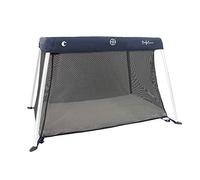 Cuna de viaje plegable com colchóncito y bolsa de transporte, montaje fácil, estructura ligera y estable - Dimensiones: 86x79x68cm (Azul)