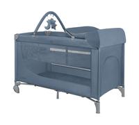 Cuna de viaje So Gifted PLUS 2 niveles de KikkaBoo Azul