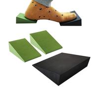 Cuña de yoga - Tabla inclinada para estirarse | Ángulo ergonómico con agarre de alta tracción y soporte de elevación para corredores, cuidado de ancianos, recién llegados de entrenamiento y espacio de
