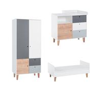Cuna evolutiva cómoda cambiador armario vox concept bois