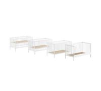 Cuna evolutiva y cambiador vipack meryl 70x140 blanco