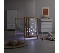 Cuna Glam Lux con Textil Glam Azzurra Design