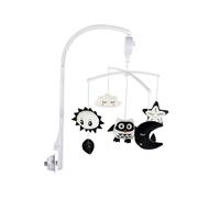 Cuna móvil - Lovely Hanging Mobile for Bassinet - Essentials Black And White Animal Ornament Ayuda a tu caída Asleep Intelligence Development