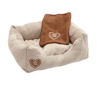 Kerbl Pet Cuna mullida Love You, Beige 47 x 37 x 17 cm/50 x 40 cm