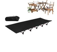 Cuna para Acampar: Estructura de aleación de Aluminio de 75,59 x 25,59 Pulgadas, Cama Plegable de 2200 g, Cama para Invitados de Tela Oxford, Patas de Apoyo Resistentes, colchón de Viaje compa
