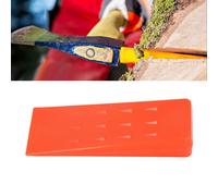 Cuña para talar árboles de 8 pulgadas con púas, de plástico ABS, para partir madera, color naranja
