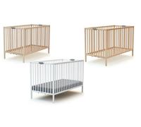Cuna plegable AT4: Haya natural / Con colchón