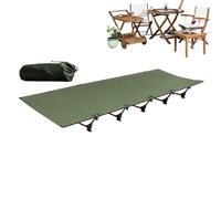 Cuna Plegable para Camping, Alfombrilla reclinable, litera Individual para Siesta de Oficina, Noche con de Transporte, Base de Descanso, sofá Cama compacta para Glamping, Patios y Amigos de