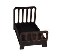 Cuna portátil de madera en miniatura para posar para recién nacidos, fotografía con función de fácil montaje, muebles infantiles