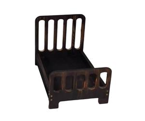 Cuna portátil de madera en miniatura para posar para recién nacidos, fotografía con función de fácil montaje, accesorios de fotografía para recién nacidos