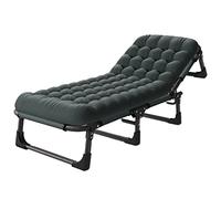 Cuna y silla de descanso plegable portátil ajustable de 5 posiciones, perfecta para exteriores, playa, piscina, patio, césped, bronceado y relajación