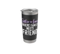 Cuñada donde la familia se encuentra con un amigo, cuñada Vaso térmico de acero inoxidable de doble pared