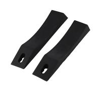 Cuñas antideslizantes de peso muerto, 2 unidades, almohadillas de silicona para levantamiento de pesas mejorado (negro)