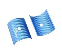 Cuñas de aluminio para manillar de bicicleta para una fácil conversión de tamaño entre dimensiones comunes (azul 31,8 a 35)