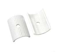 Cuñas de aluminio para manillar de bicicleta para una fácil conversión de tamaño entre dimensiones comunes (plata 25,4 a 31,8)