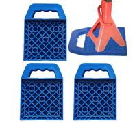 - Cuñas de apoyo para elevador de nivelación | 4 ayudas de nivelación portátiles de campista, placas de apoyo para remolque contra hundimiento | coches SUV remolques camping viajes e estacionamiento