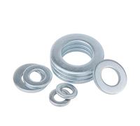 Cuñas de junta plana de arandela plana no estándar galvanizadas de acero al carbono(M3x6x0.5 (350Pcs))
