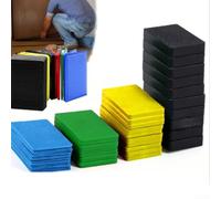 Cuñas de polipropileno de perfil delgado para deslizarse en áreas estrechas para nivelar los umbrales de puertas y alféizares de ventana de manera efectiva (A)