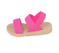 Cuñas Mujer Verano cuña estable sandalias con plantilla extraíble chanclas plataforma baja chanclas tiras tobillo sandalias sin cordones zapatillas fáciles de limpiar Ideal para playa y piscina