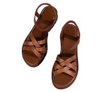 Cuñas Mujer Verano Sandalias Mujer Tacon Medio Gruesas Para,Sandalias Finas Simples,Gruesas de Verano Para,Dobles de Cuñas Negras (Brown,38)