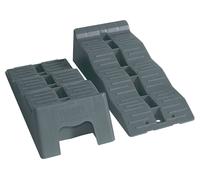 Cuñas niveladoras juego de 2 estándar gris kit level up fiamma
