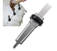 Cuñas para dividir piedra - de hierro para cargas pesadas, herramienta para dividir | Cincel profesional para granito calcáreo para trabajos de rotura y corte de piedras al aire libre n