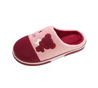 Cuñas para mujer con punta cerrada con entrega al día siguiente Zapatillas de interior cálidas de piel y algodón para hombres y mujeres, antideslizantes, para otoño e invierno, zapatillas de piel